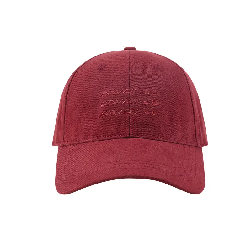 Maroon Embroidered Big Head Baseball Cap 88cm