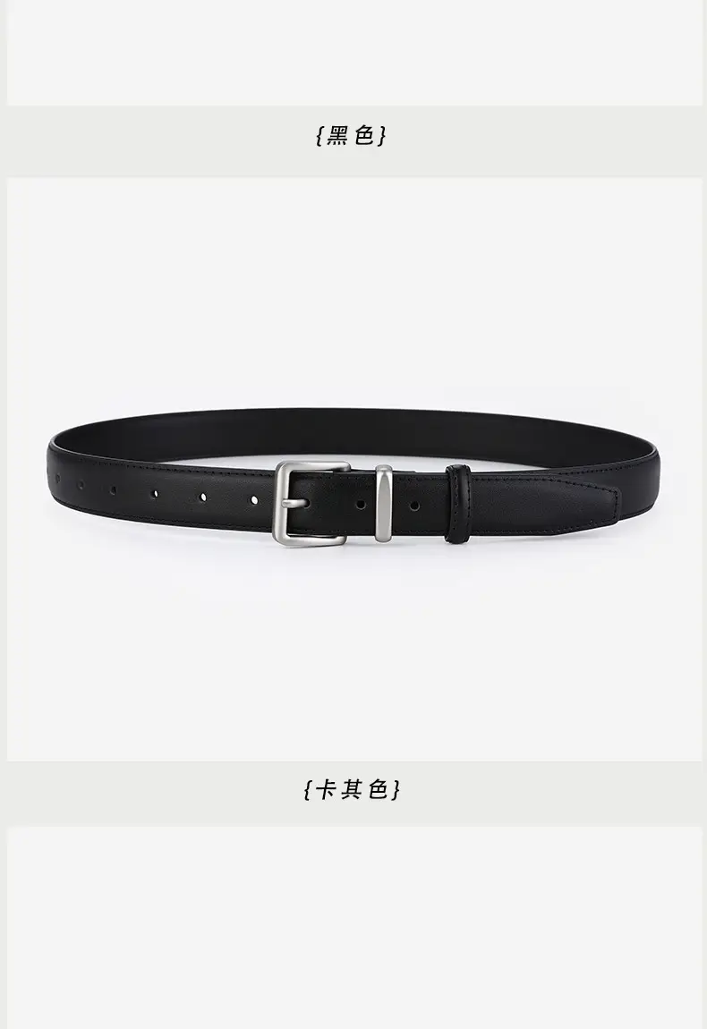 Women's Brown Cowhide Belt for Casual Wear — feature 11