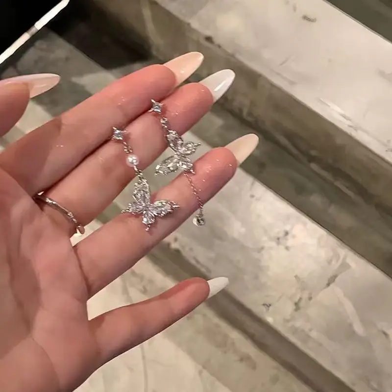 Silver Needle Tassel Earrings for Women Luxury Retro 2025 - Image 17