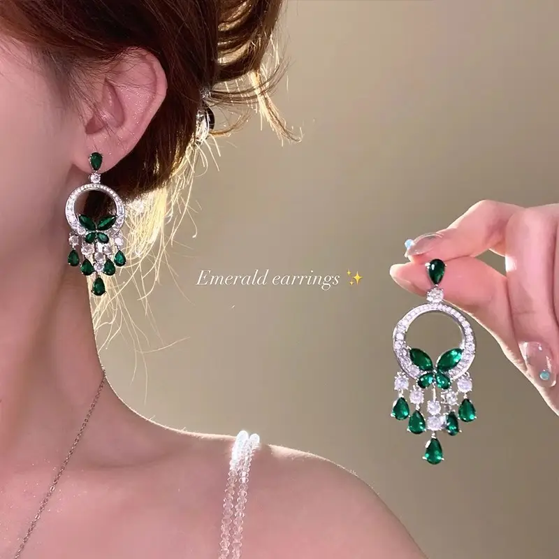 Silver Needle Tassel Earrings for Women Luxury Retro 2025 - Image 30