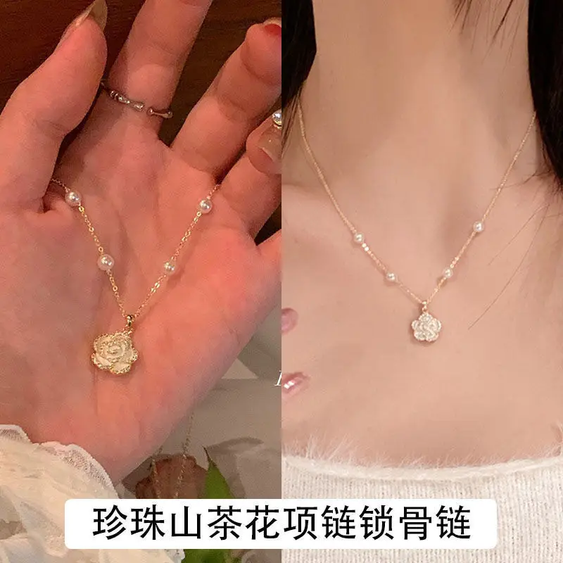 Pink Heart Butterfly Necklace for Women