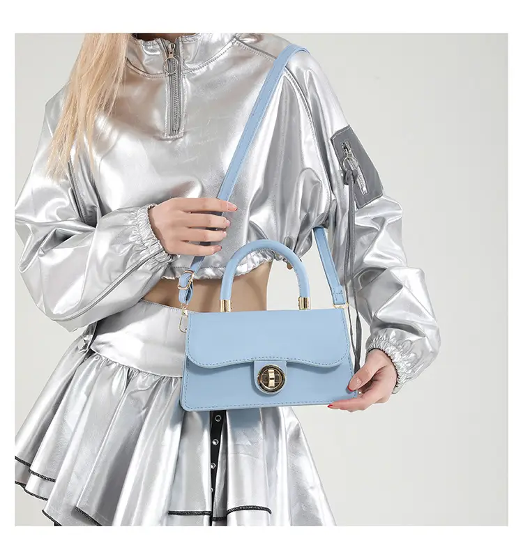 Light Blue Korean Style Shoulder Crossbody Bag for Women — feature 26