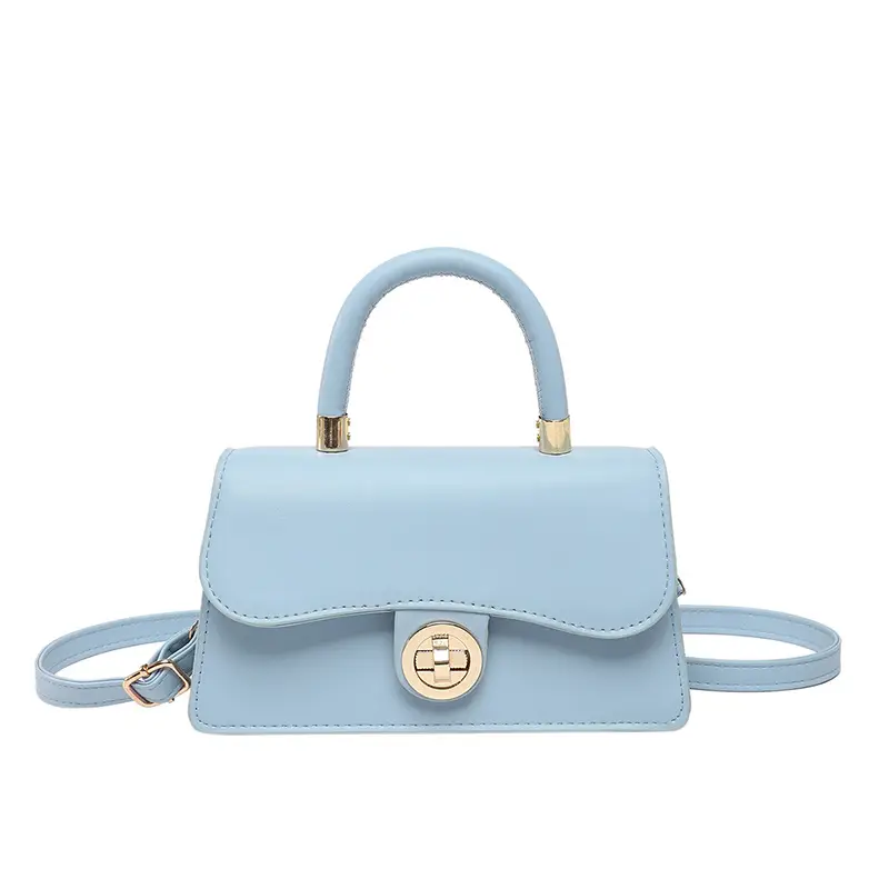 Light Blue Korean Style Shoulder Crossbody Bag for Women - Image 6