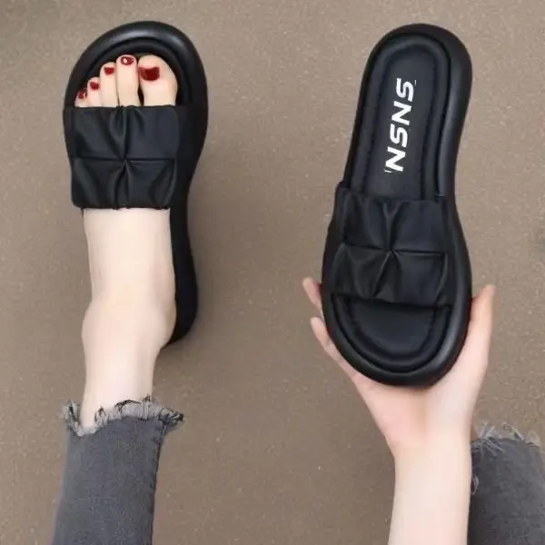 Women White Roman Sandals 2025 Summer — feature 1