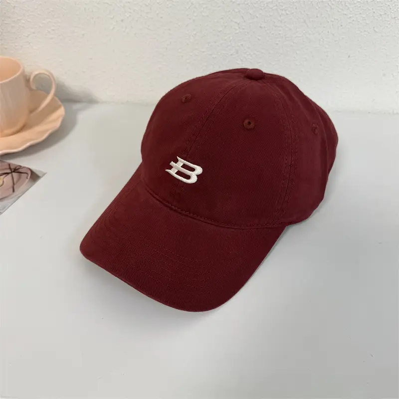 Women Navy Letter B Cap Big Head Casual All Match - Image 6