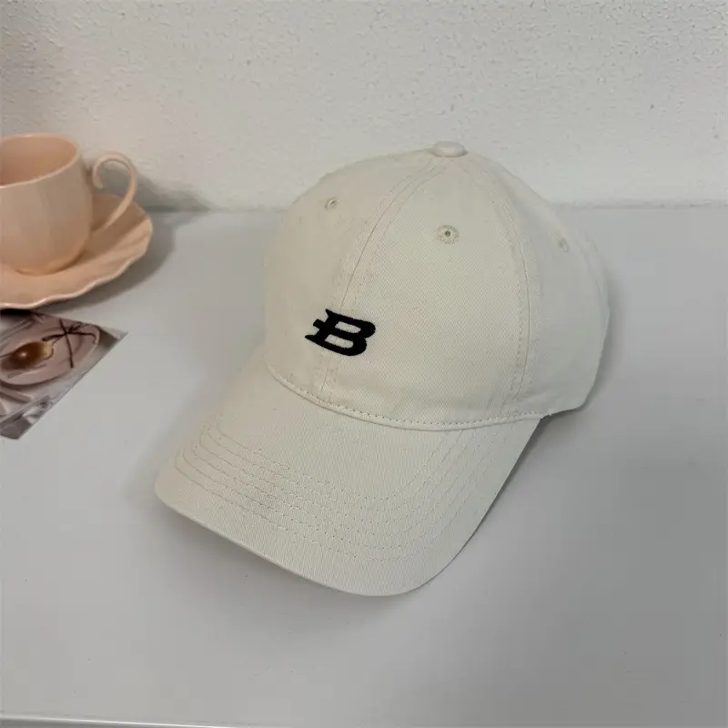 Women Navy Letter B Cap Big Head Casual All Match - Image 5