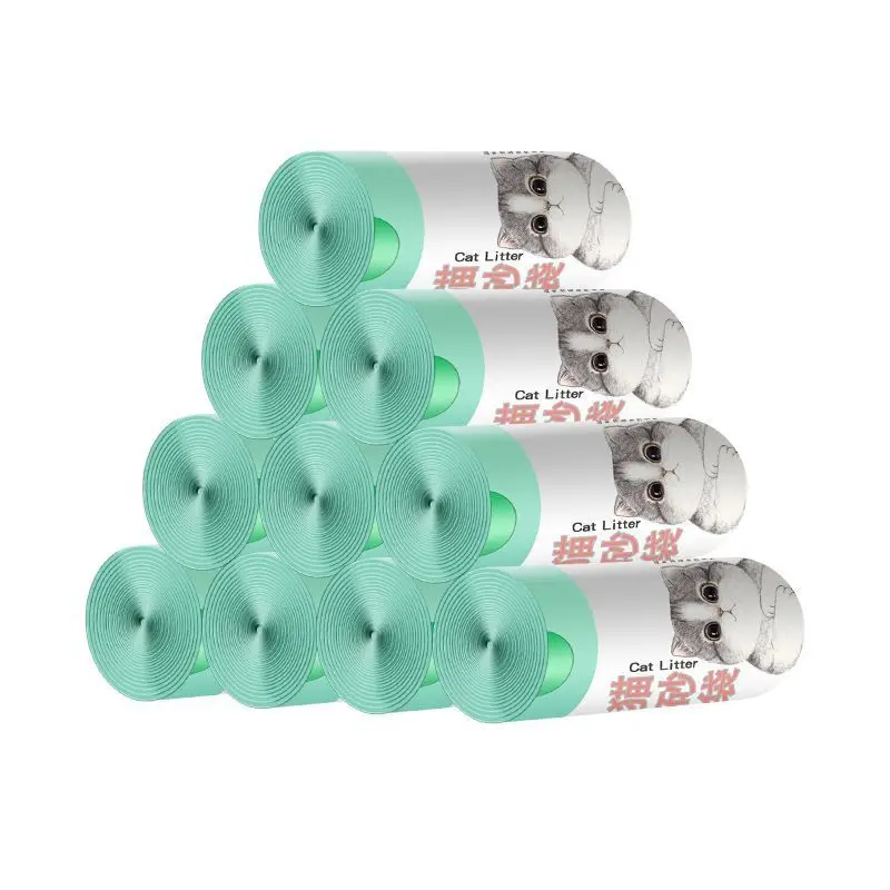 Automatic Cat Litter Box Shovel Bag, Thickened Cat Litter Bag, Smart Cat Toilet Special Liner, Cleaning Garbage Bag for Pet Cats
