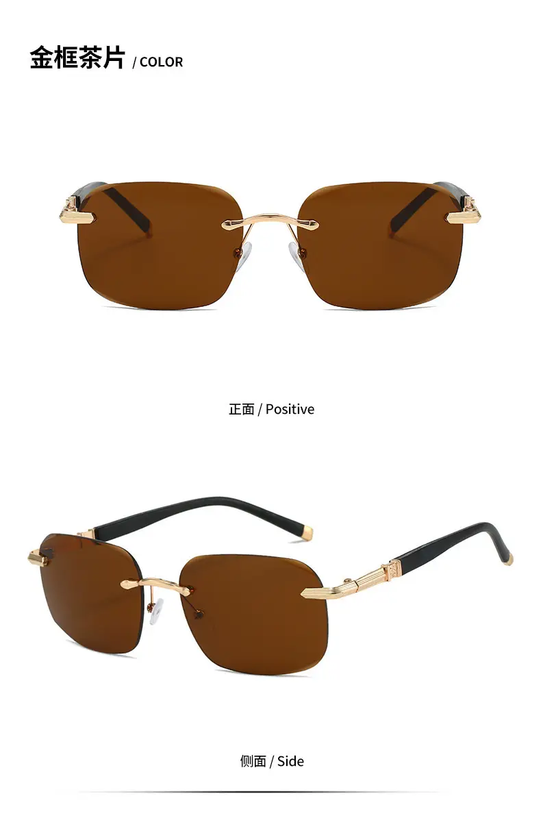 Imperial Black Frameless Sunglasses for Men β feature 11