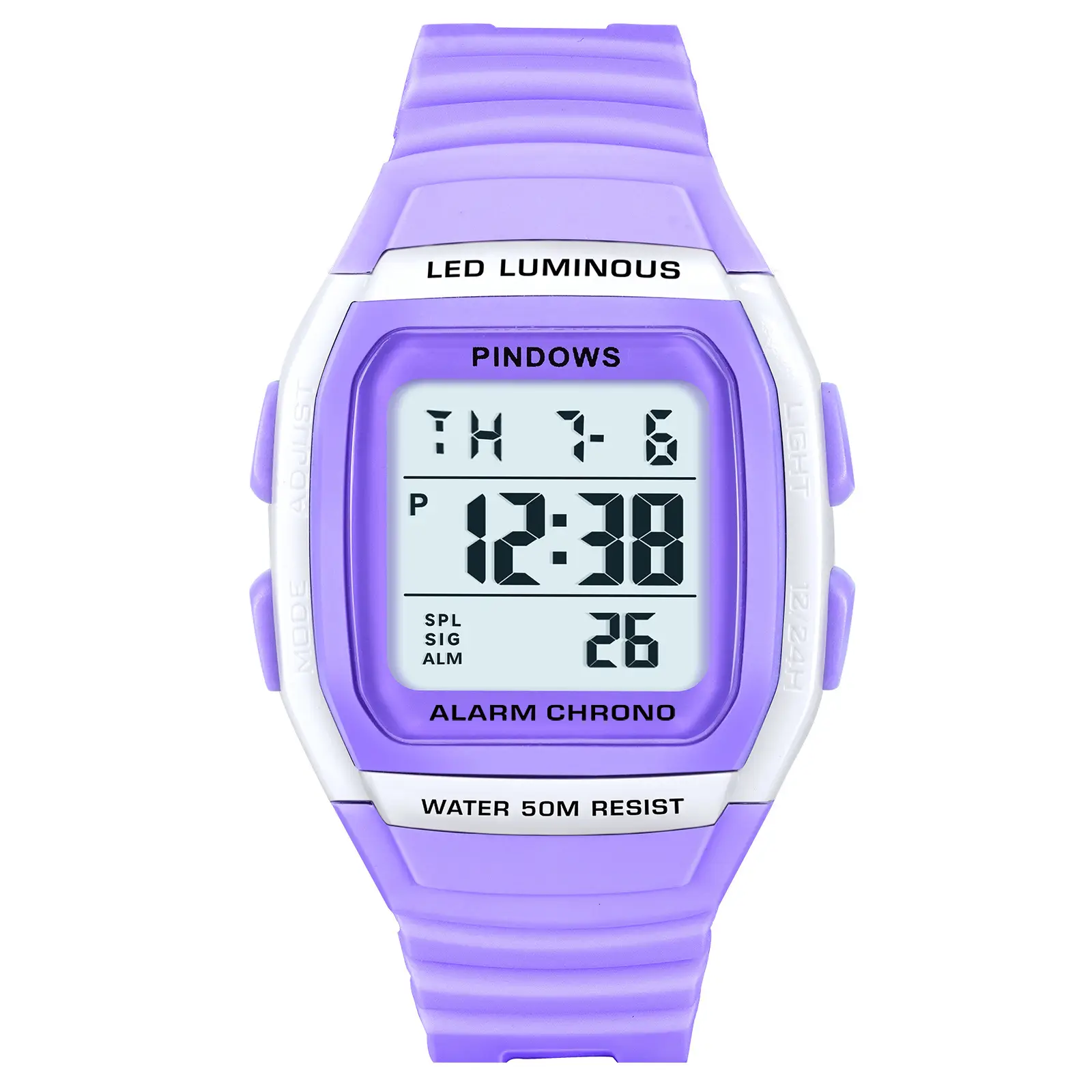 Waterproof LED Luminous Digital Watch Mint Green