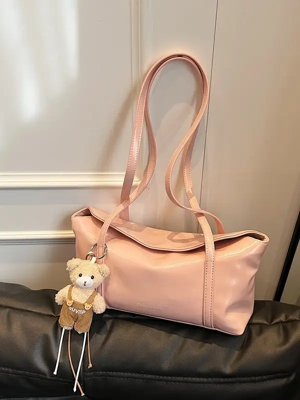 Pink Single Shoulder Underarm Pillow Bag for Women 2026 - Image 9