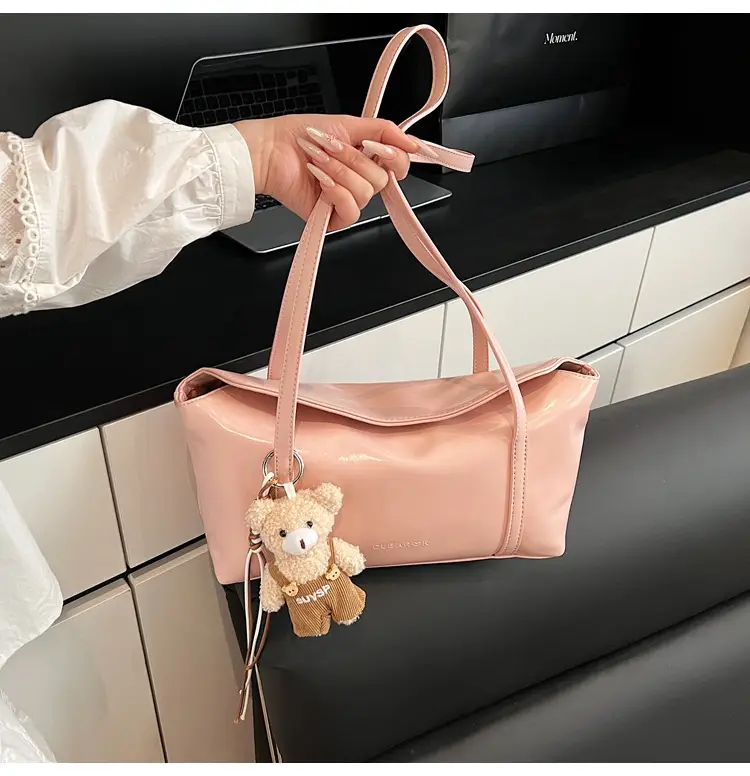 Pink Single Shoulder Underarm Pillow Bag for Women 2026 — feature 24
