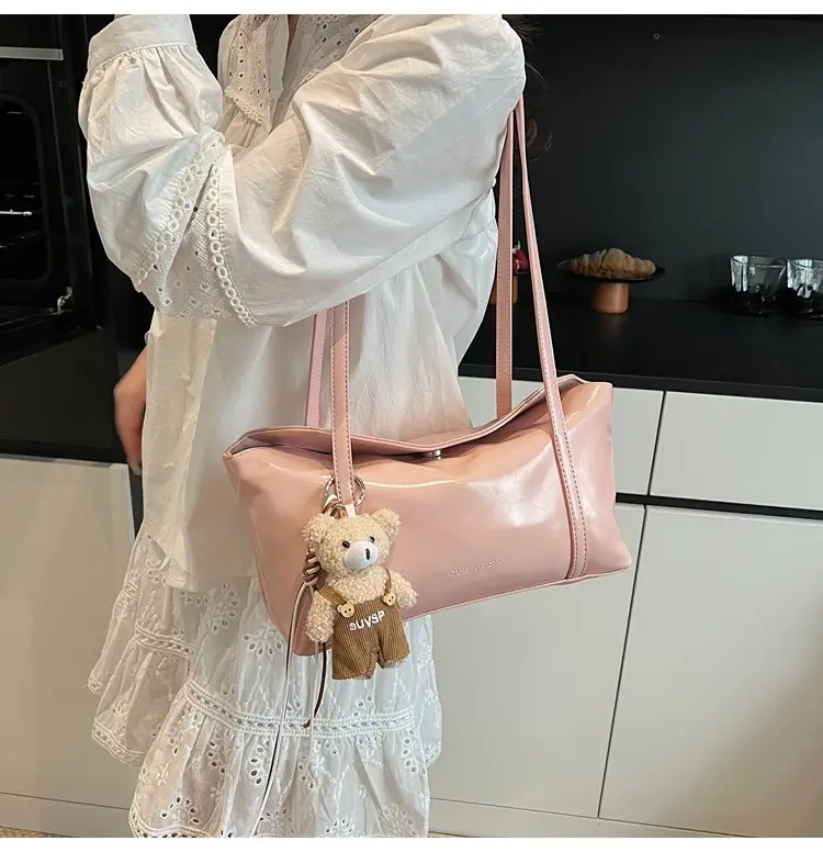Pink Single Shoulder Underarm Pillow Bag for Women 2026 — feature 26