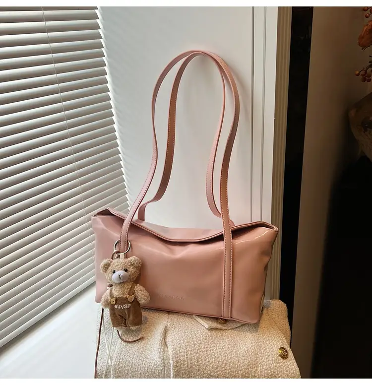 Pink Single Shoulder Underarm Pillow Bag for Women 2026 — feature 35
