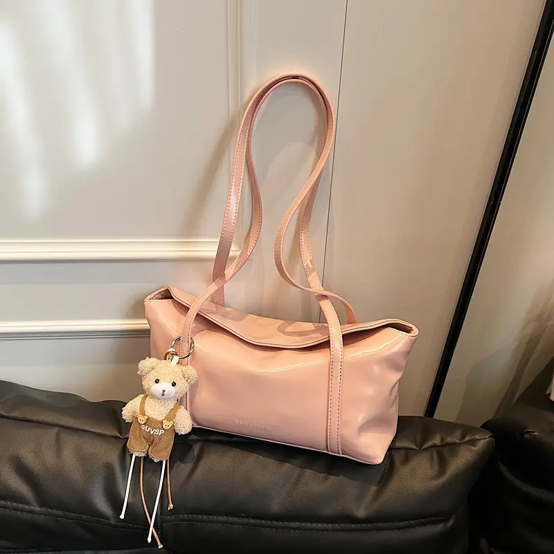 Pink Single Shoulder Underarm Pillow Bag for Women 2026 - Image 3