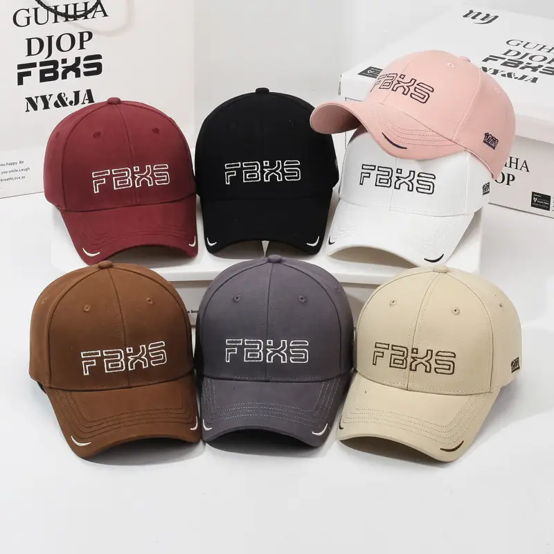Maroon Embroidered Baseball Cap for Men Women