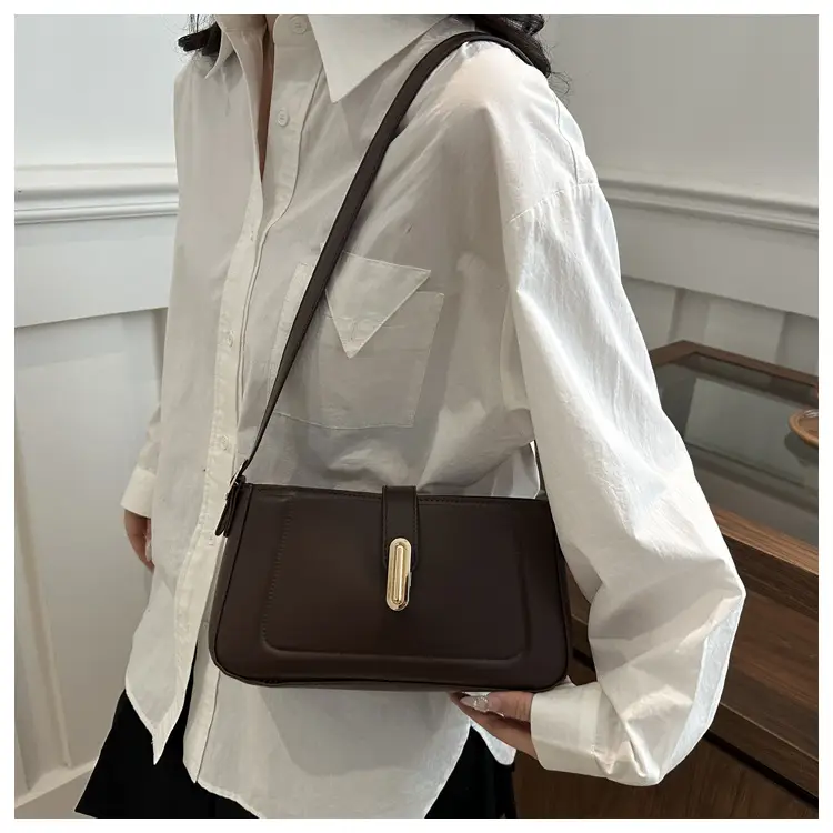 White Minimalist Square Shoulder Bag for Women — feature 20