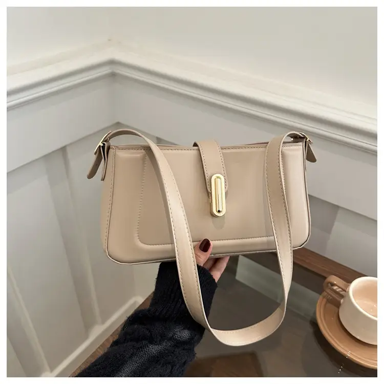 White Minimalist Square Shoulder Bag for Women — feature 27