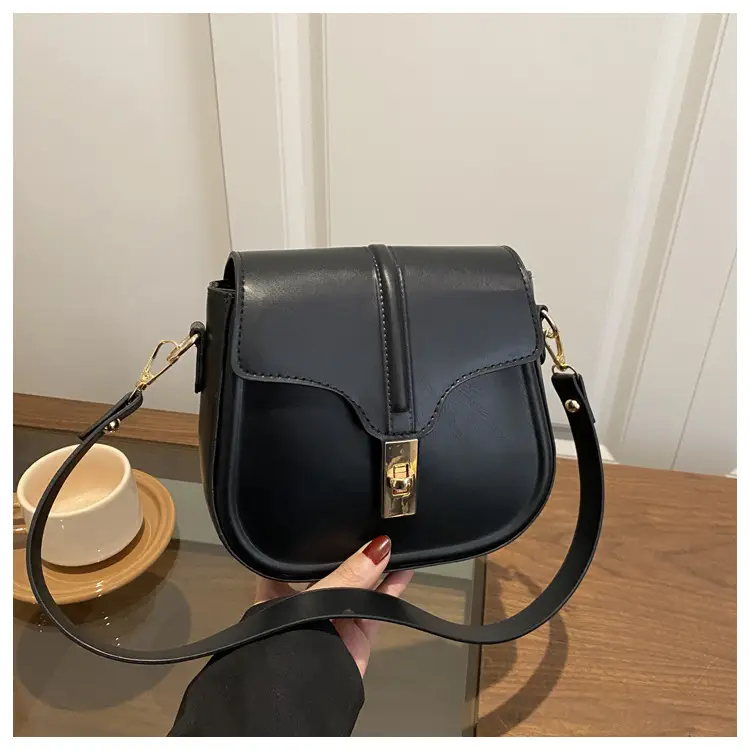 White Saddle Shoulder Bag for Women — feature 23