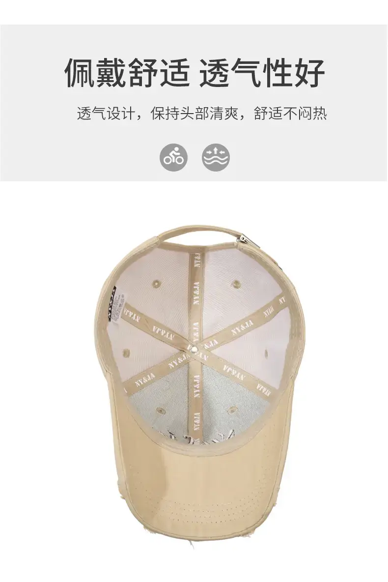 Korean Style Embroidered Baseball Caps for Men Women — feature 5