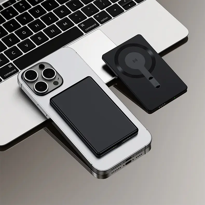 Ultra-thin aluminum alloy 20W super fast charging Magsafe magnetic wireless charging treasure 10000 mA mobile power supply — feature 25