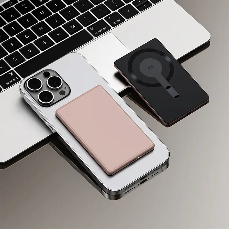 Ultra-thin aluminum alloy 20W super fast charging Magsafe magnetic wireless charging treasure 10000 mA mobile power supply — feature 29