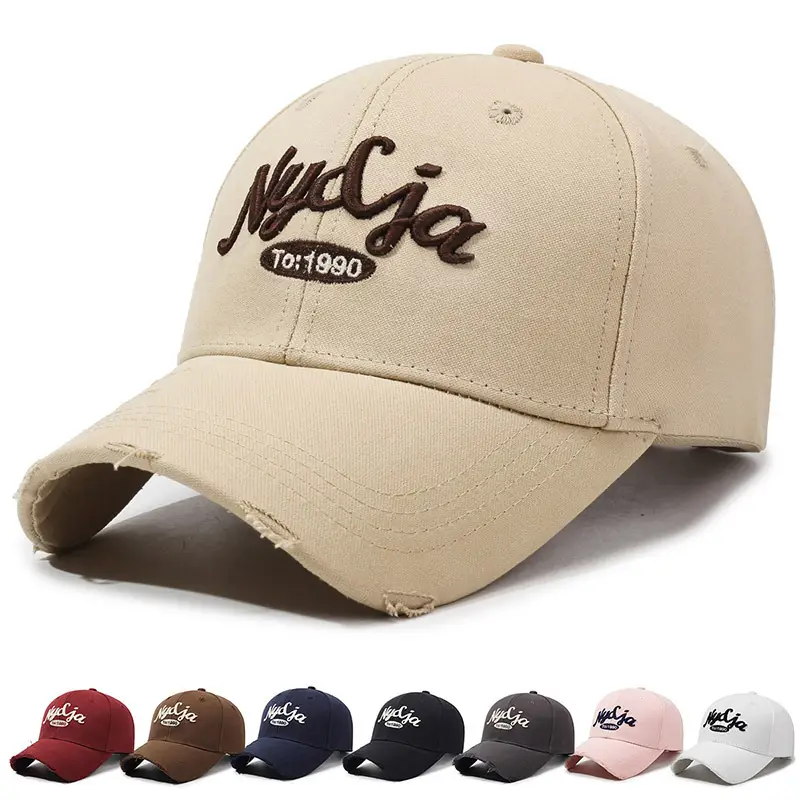 Neaia Embroidered Beige Baseball Cap for Men Women - Image 9