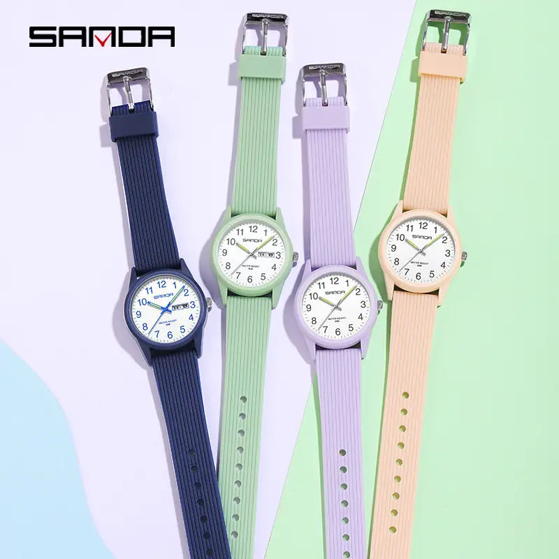 Sanda Brand Couple's Watch Purple Quartz Watch - Image 32