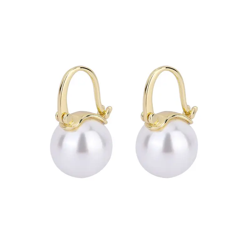 Pearl French Earrings Light Luxury Elegant - Image 5