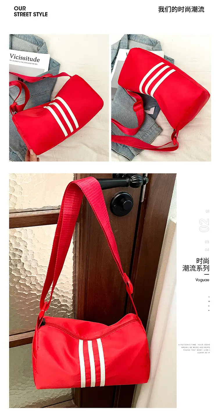 Red Japanese Crossbody Bag for Women Large Capacity Leather Goods — feature 33