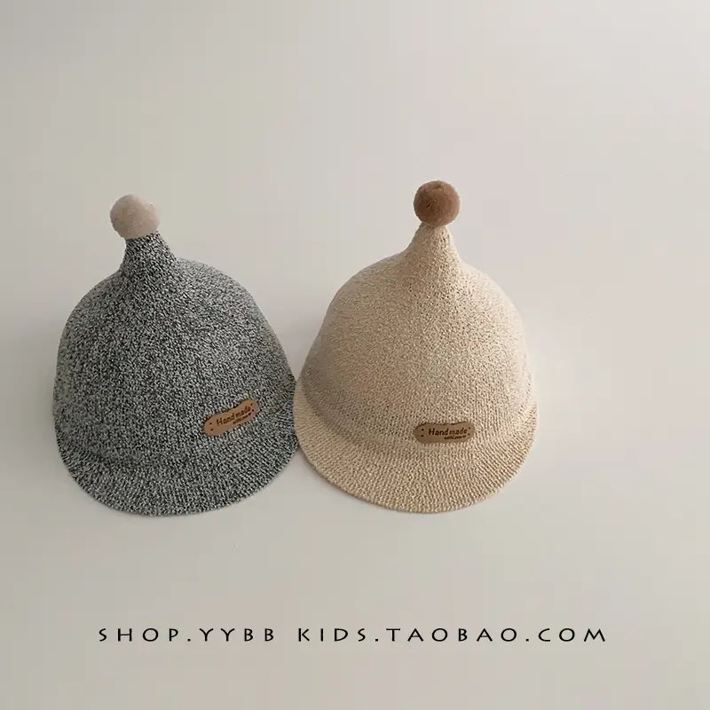 Blue Woven Duck Tongue Straw Hat for Kids