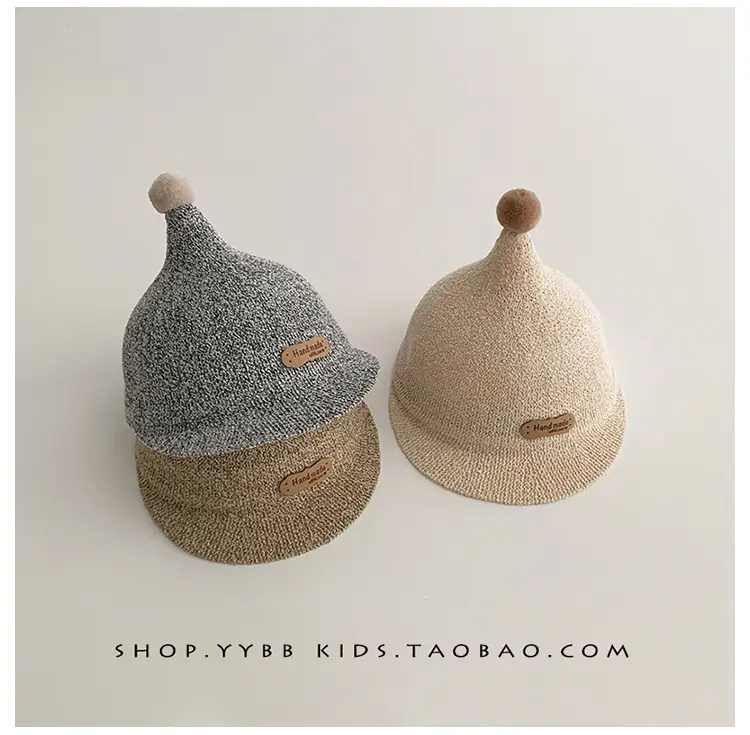 Blue Woven Duck Tongue Straw Hat for Kids — feature 3