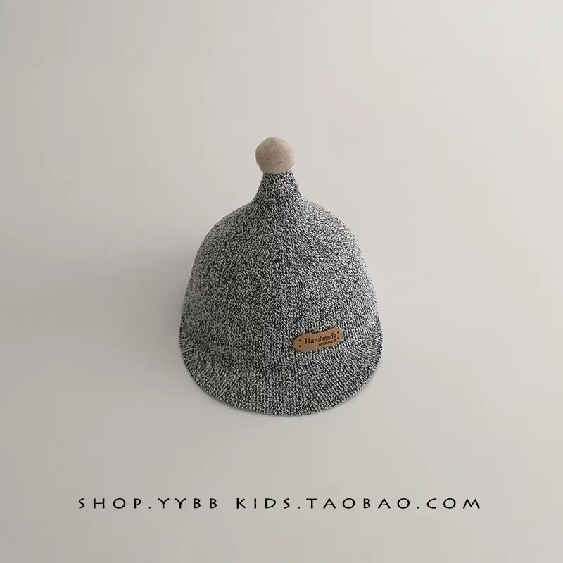 Blue Woven Duck Tongue Straw Hat for Kids