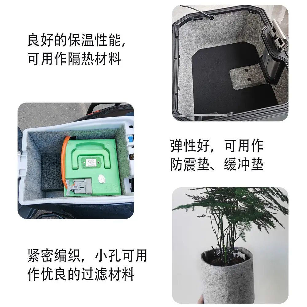 Cross-border hot selling self-adhesive flocking cloth 1mm adhesive flocking cloth black felt easy to cut easy to stick