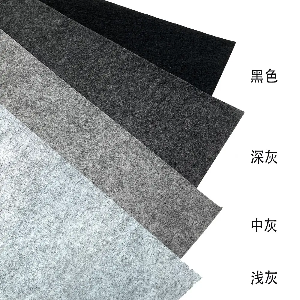 Cross-border hot selling self-adhesive flocking cloth 1mm adhesive flocking cloth black felt easy to cut easy to stick — feature 9