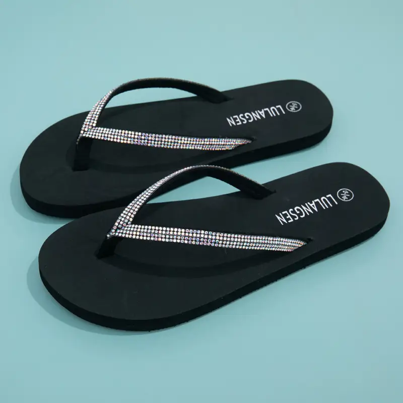 Heightened Thick-Soled Flip-Flops for Women to Wear Outside, Increased Soft-Soled Pure Color Flip-Flops, Niche Ins Sandals - Image 4