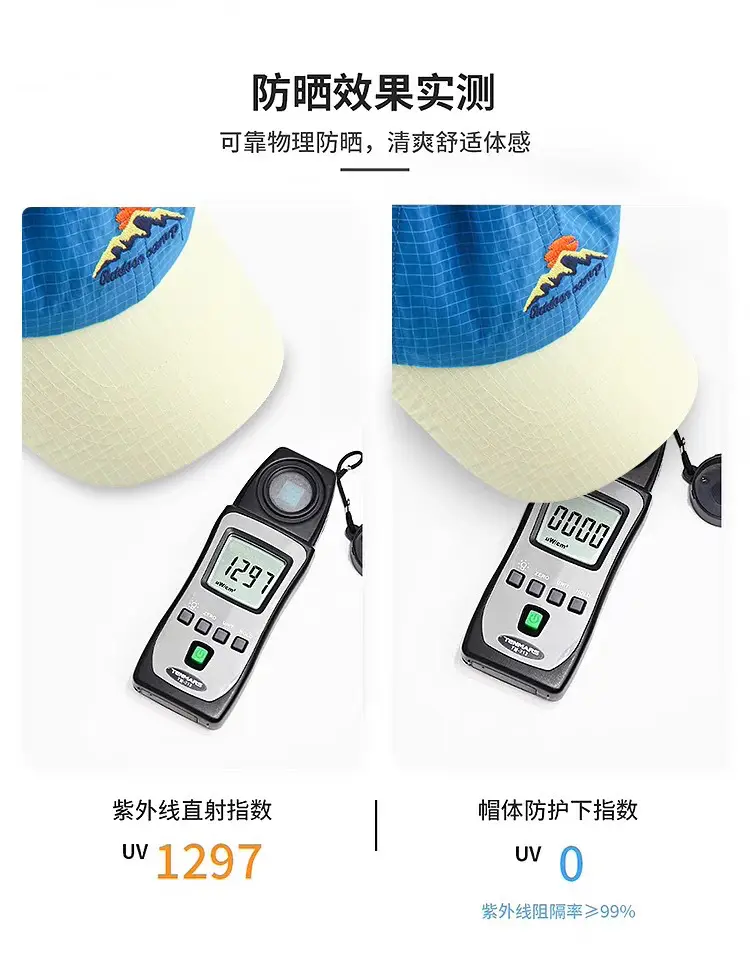 Women Blue Mountain Cap Summer Sunscreen — feature 4