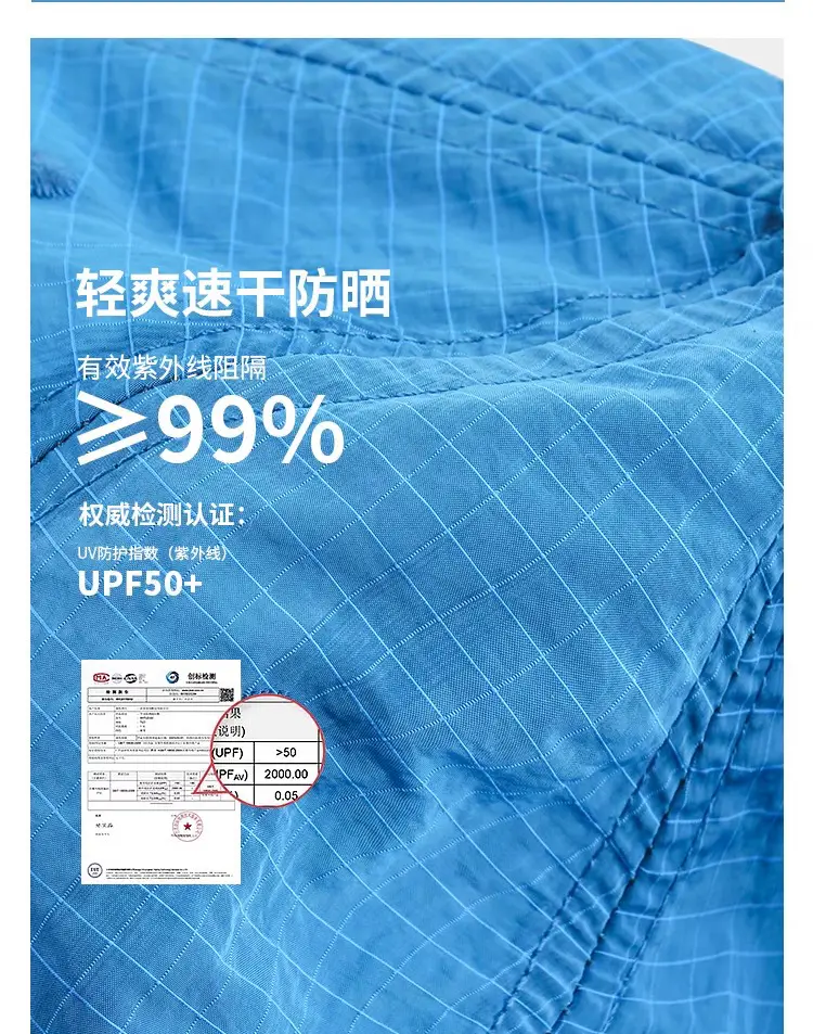 Women Blue Mountain Cap Summer Sunscreen — feature 7
