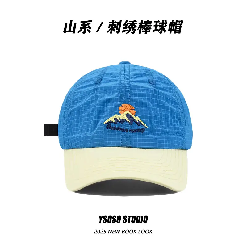 Women Blue Mountain Cap Summer Sunscreen - Image 3