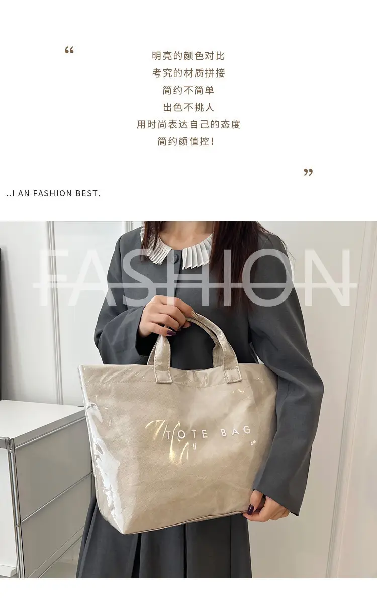 Transparent Waterproof Jelly Bag for Work Commute — feature 2