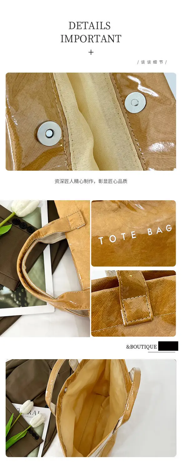 Transparent Waterproof Jelly Bag for Work Commute — feature 5