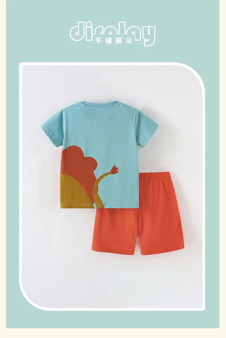 European & American Boys T-Shirt Shorts Set Summer — feature 10