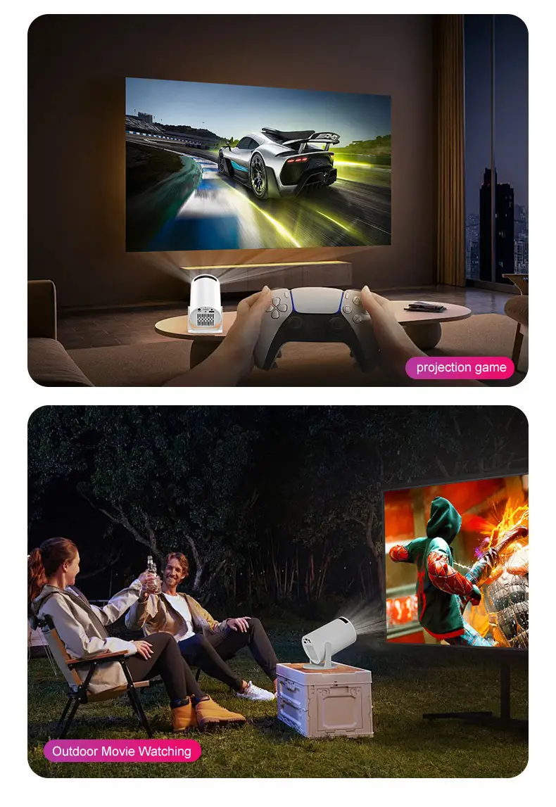 Hy200 Projector Is Exclusively Available for Cross-Border Use, Wireless Projector for Home and Outdoor Use, Car-Mounted Projector, Hy300Mini Wireless Screen Projection — feature 17