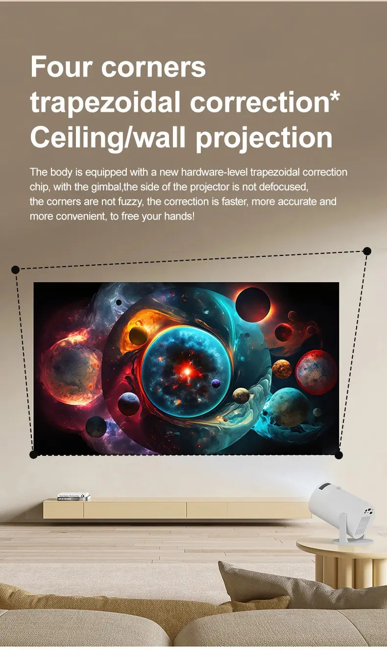 Hy200 Projector Is Exclusively Available for Cross-Border Use, Wireless Projector for Home and Outdoor Use, Car-Mounted Projector, Hy300Mini Wireless Screen Projection — feature 8