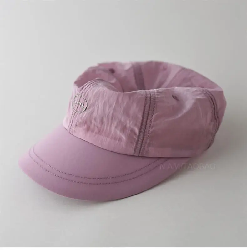 Men's Beige Embroidered Baseball Cap with Widen Brim — feature 13