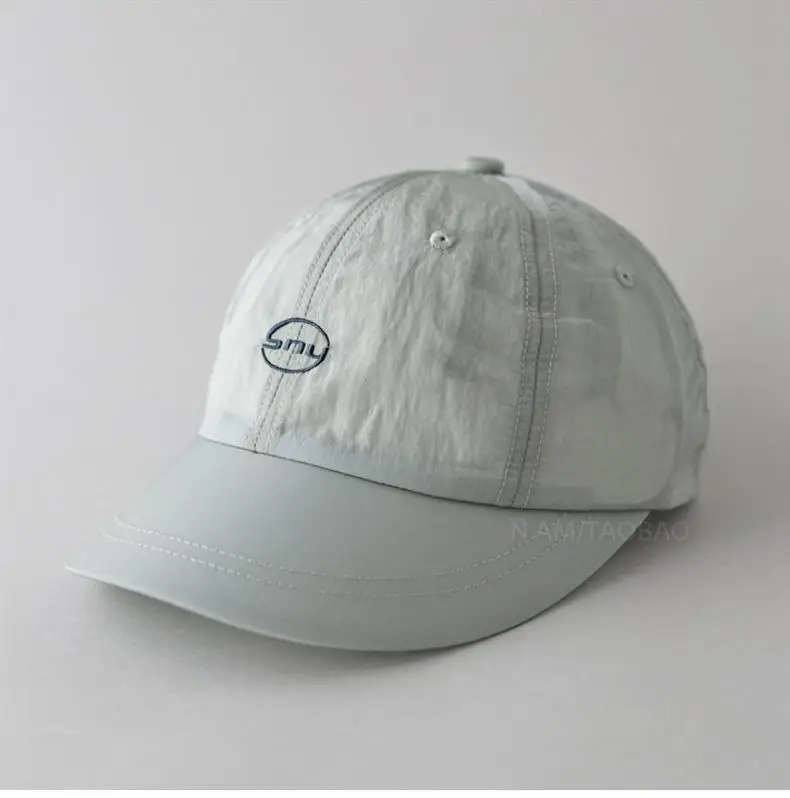 Men's Beige Embroidered Baseball Cap with Widen Brim — feature 2