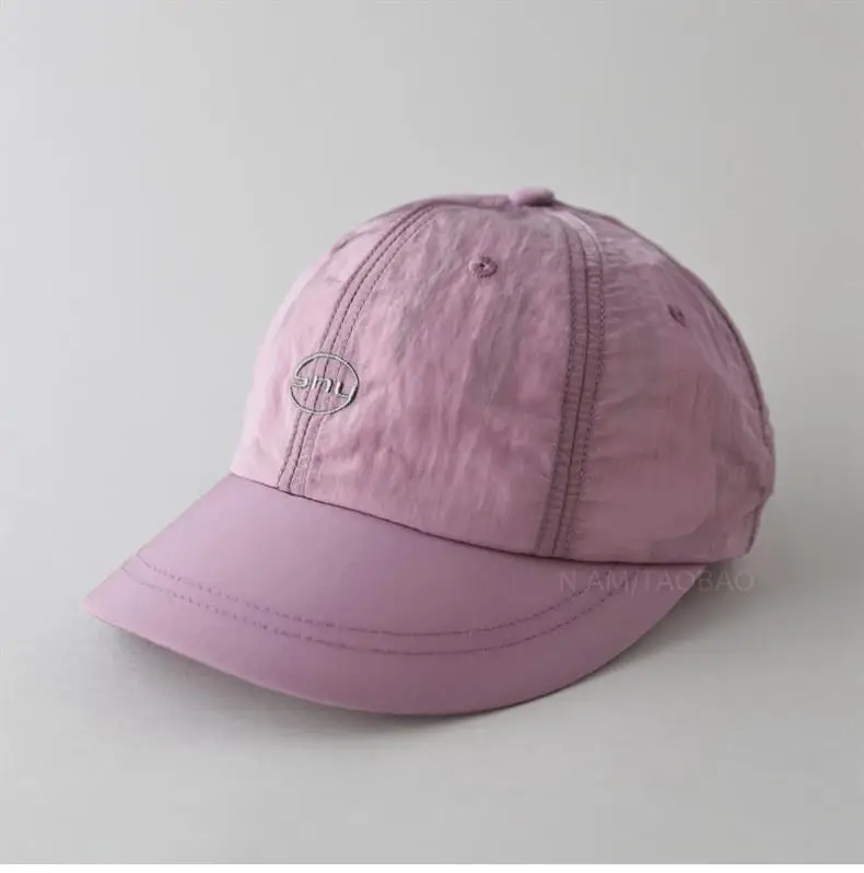 Men's Beige Embroidered Baseball Cap with Widen Brim — feature 5