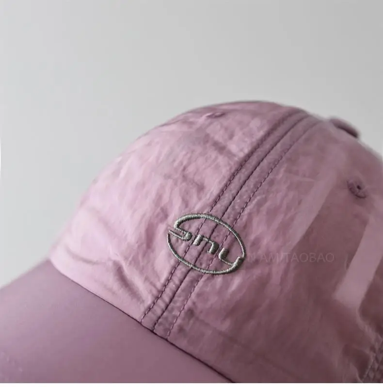 Men's Beige Embroidered Baseball Cap with Widen Brim — feature 8