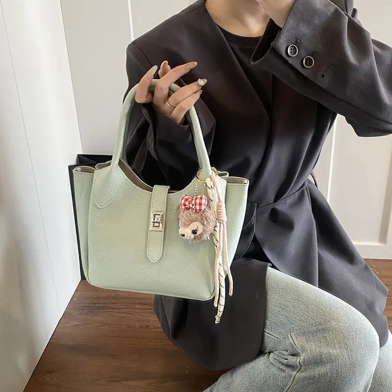 Women's Cream Teddy Bear Crossbody Bag 2025 - Image 10