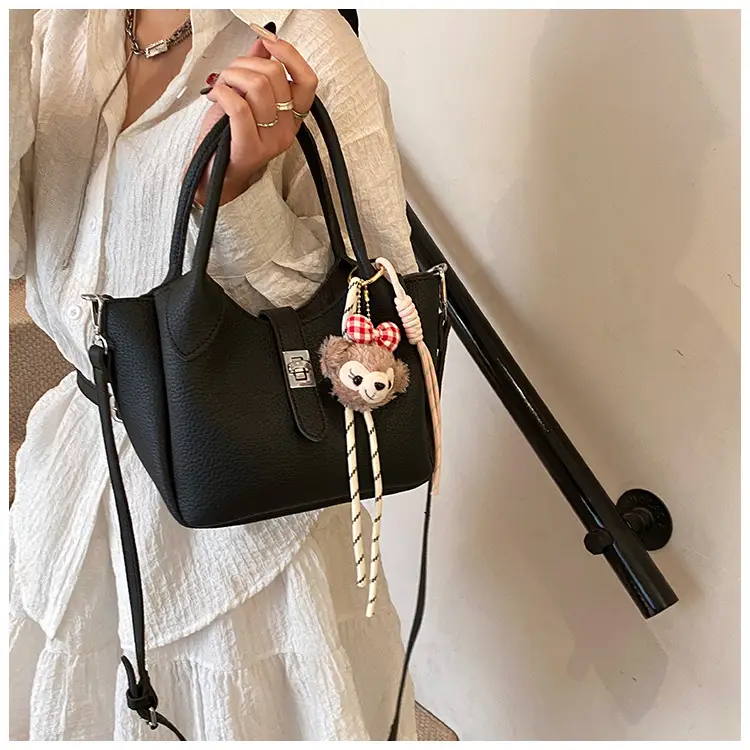 Women's Cream Teddy Bear Crossbody Bag 2025 — feature 19