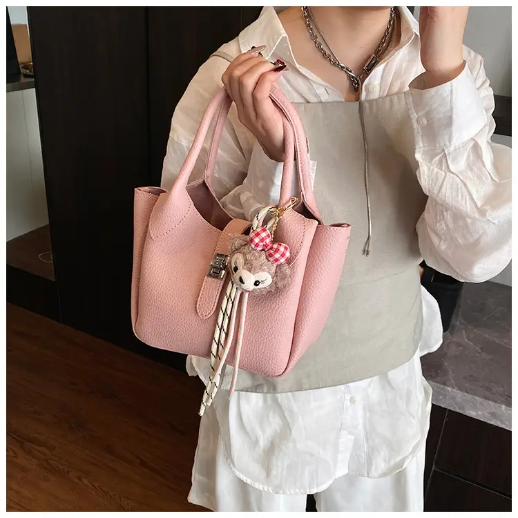 Women's Cream Teddy Bear Crossbody Bag 2025 — feature 25